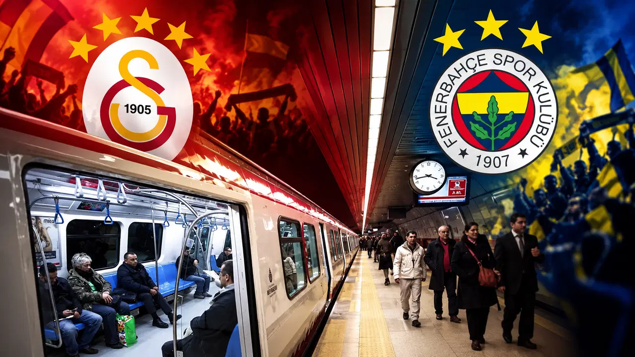 İstanbul'da metro seferlerine Galatasaray-Fenerbahçe derbisi ayarı