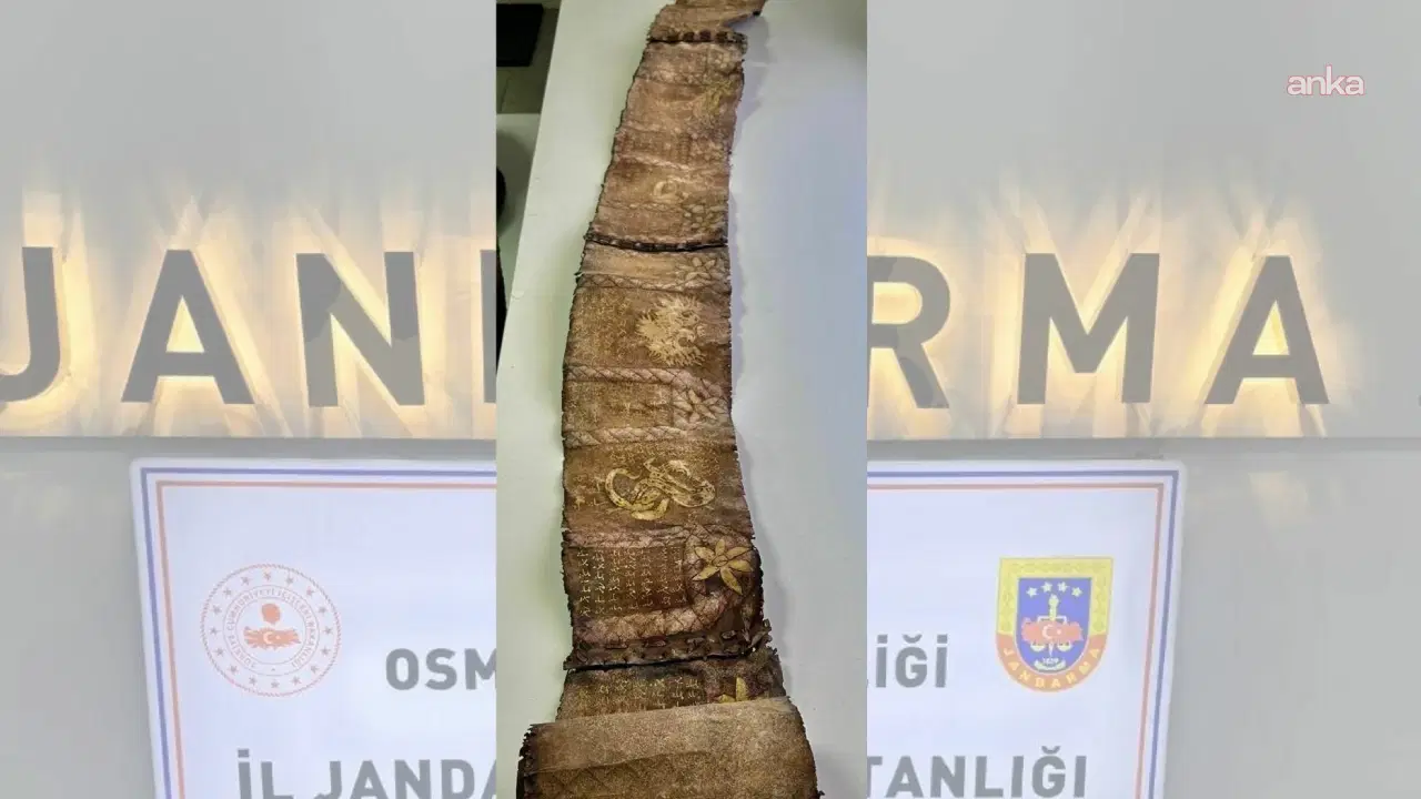 Osmaniye’de tarihi eser operasyonunda, 1 milyon dolarlık 12. yüzyıldan kalma yazıt bulundu