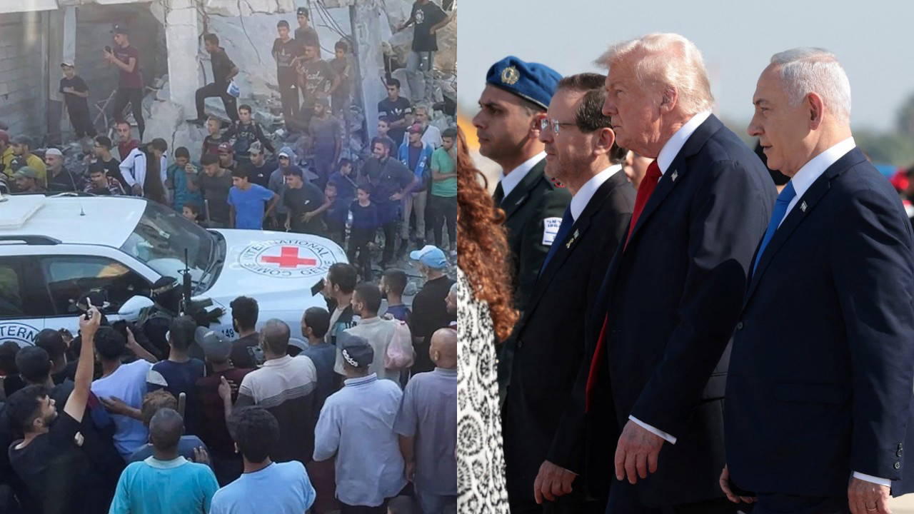 Trump İsrail'e geldi, rehineler serbest bırakıldı: Gazze'de son 6 saatte neler yaşandı?