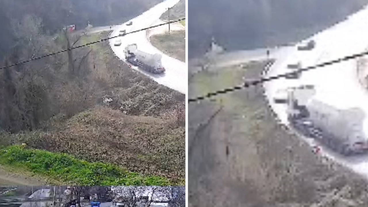 Sakarya'da faciadan dönüldü... Karşı şeride geçen tanker, 2 otomobille çarpıştı: 3 yaralı