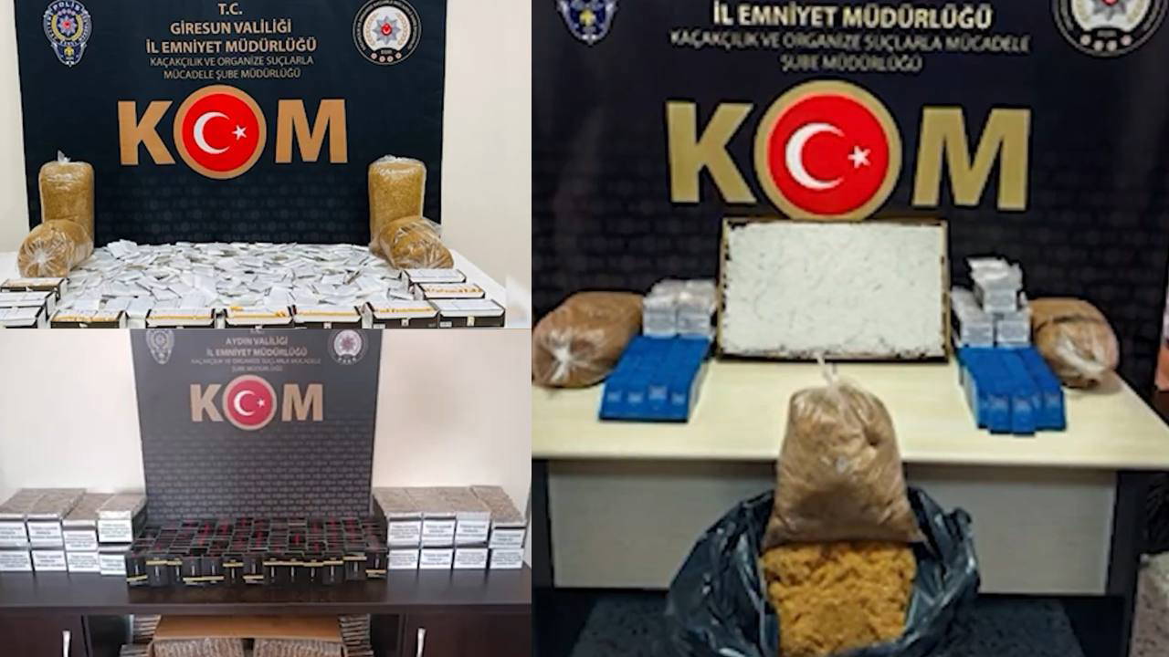 İçişleri Bakanlığı duyurdu: 79 ilde yasa dışı tütün operasyonu, 337 kişi hakkında işlem yapıldı!
