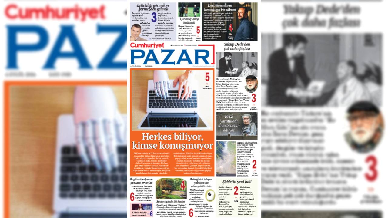 Cumhuriyet Pazar bu hafta da dopdolu!