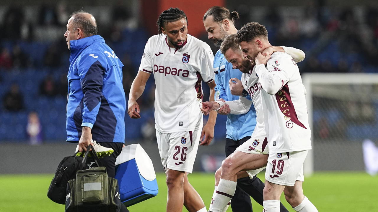 Trabzonspor'da Edin Vişça'dan kötü haber: Oyuna devam edemedi!