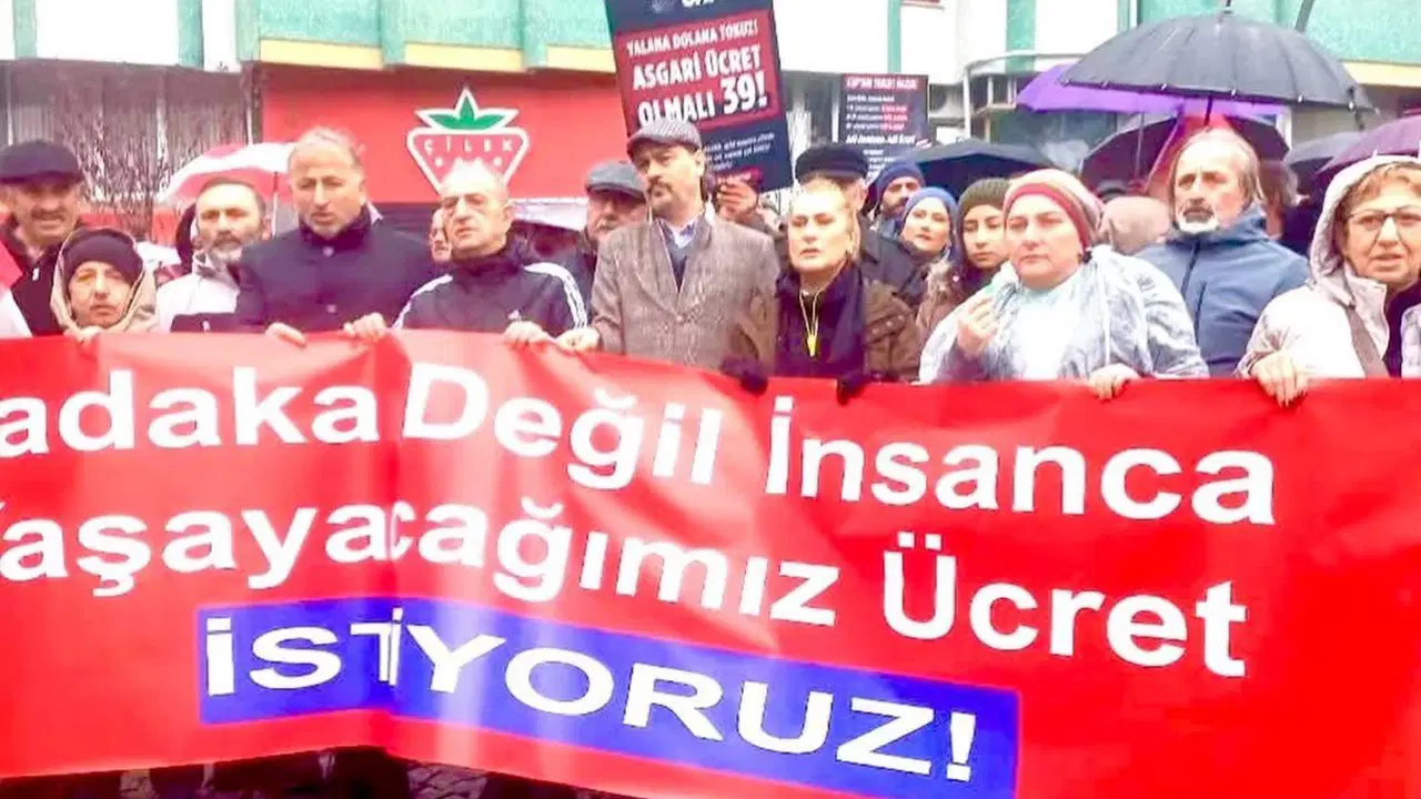 Sadaka değil hakkımızı istiyoruz