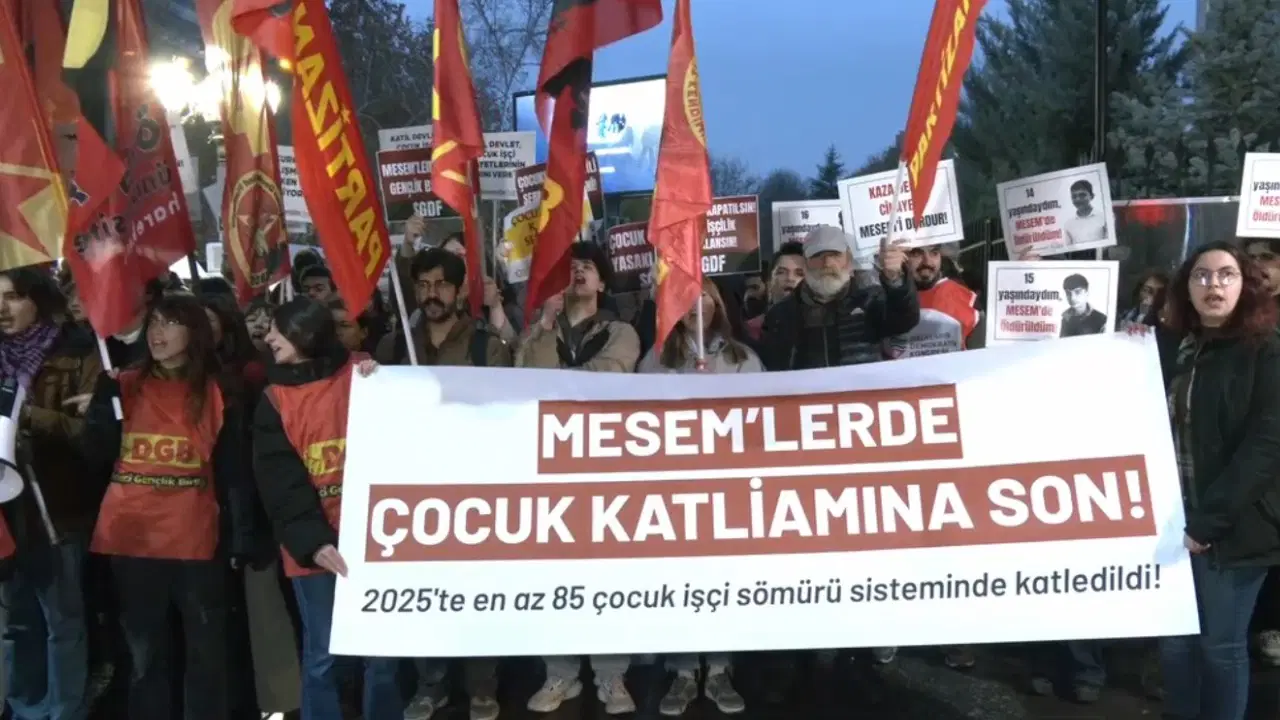 MESEM’e karşı MEB önünde eylem: 'Çocuk işçiliğine ve ölümlere son verilsin'