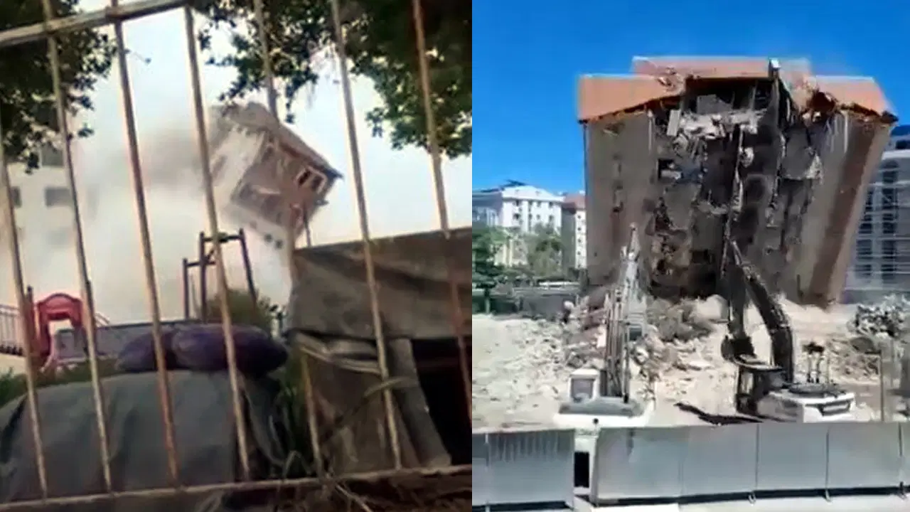 Avcılar'da yıkım sırasında sarsıntı oluştu: Mahalleli deprem sandı