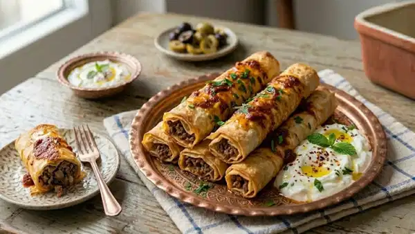Kalabalık sofraların gözdesi: Yufka kebabı tarifi