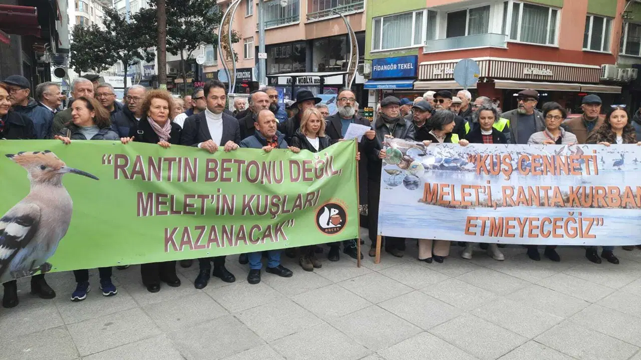 Çevre için yürüyüşe engel