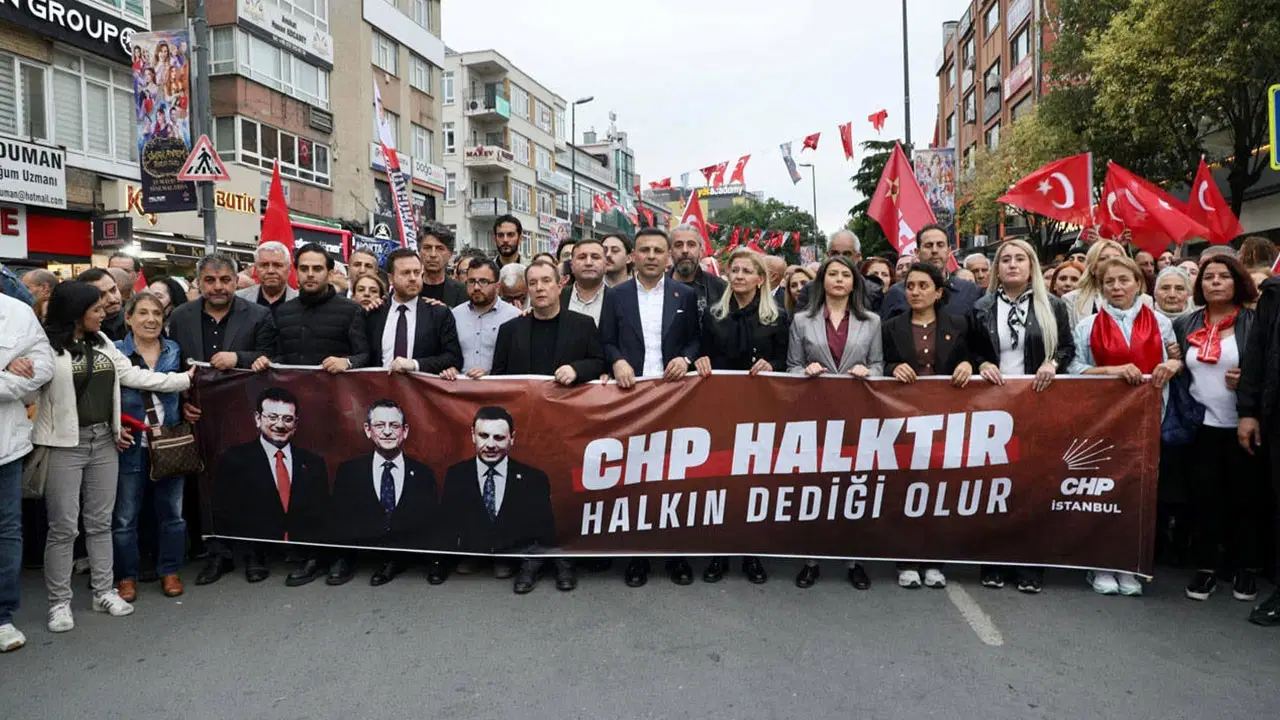 CHP'den 'geçim, özgürlük, adalet ve seçim' yürüyüşü: Adres Maltepe