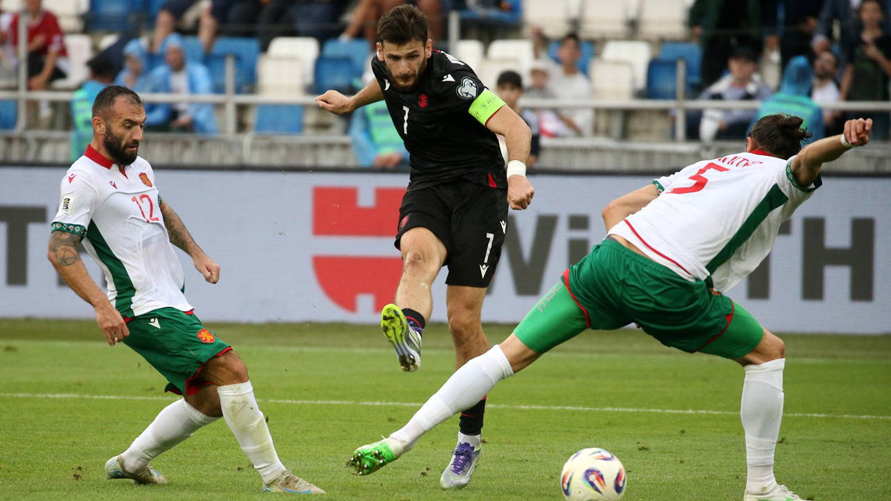 Gürcistan, Bulgaristan'ı 3 golle geçti!