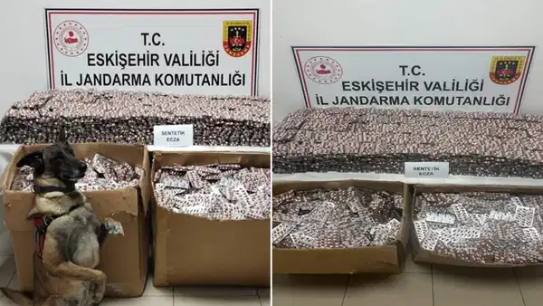 Eskişehir’de uyuşturucu operasyonu: 84 binden fazla sentetik hap ele geçirildi