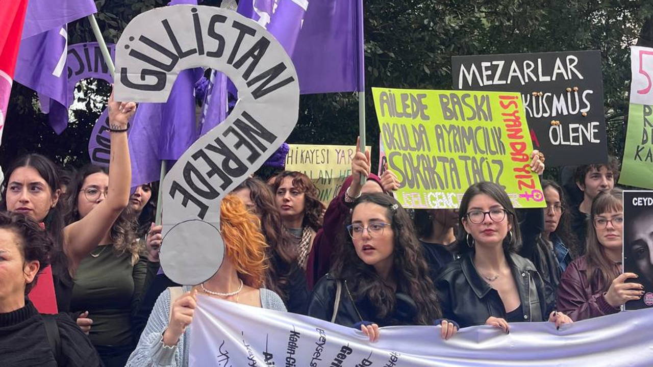 Sokaklara çıkan kadınlar, bir kez daha İstanbul Sözleşmesi’ne vurgu yaptı: Susmayacağız!